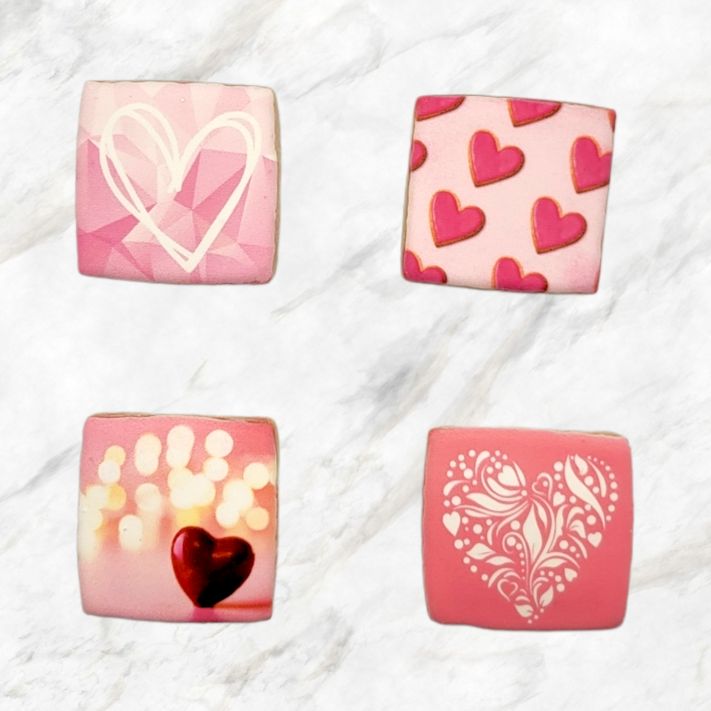 Je t' aime Custom Name Cookie Box (French)