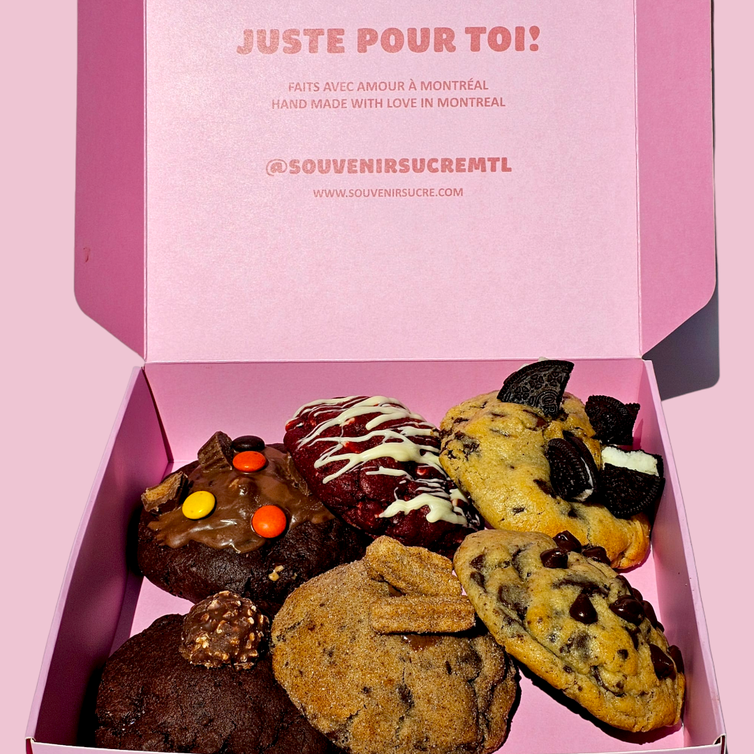 6 Cookies Variety Box
