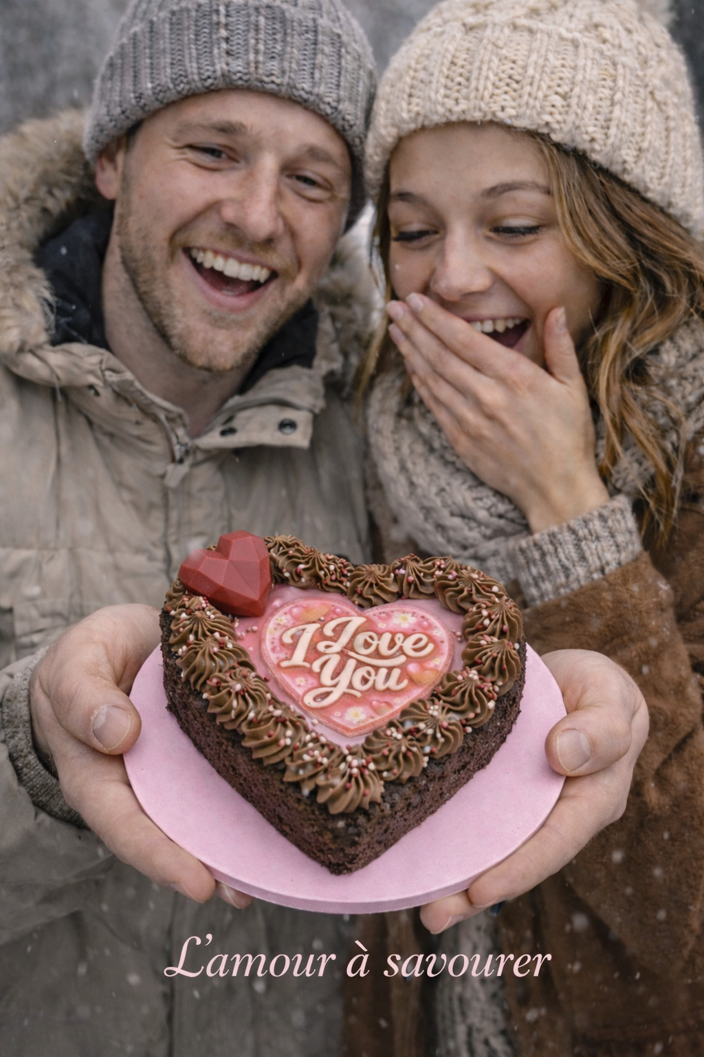 ❤️ 5” Heart Brownie – Valentine’s