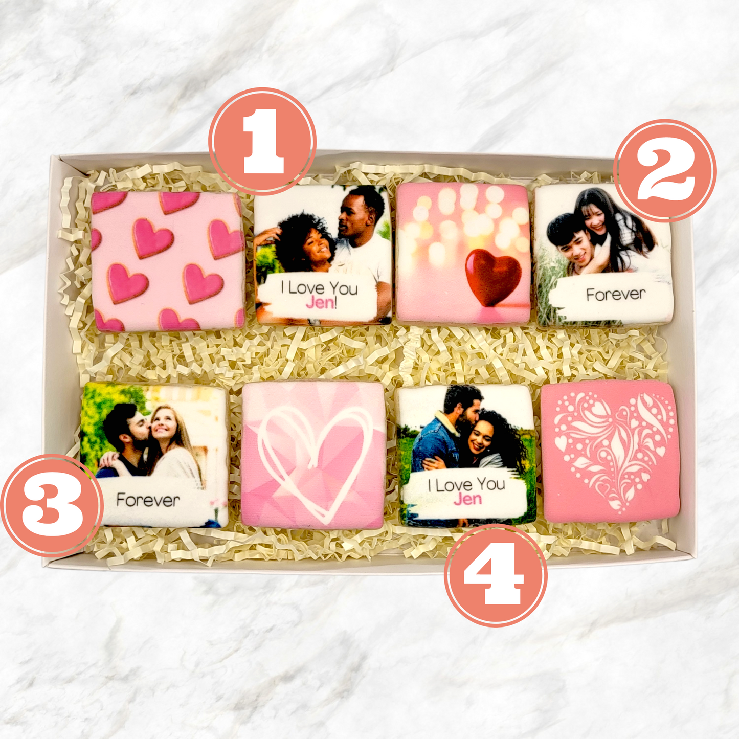 Boîte à biscuits I Love You